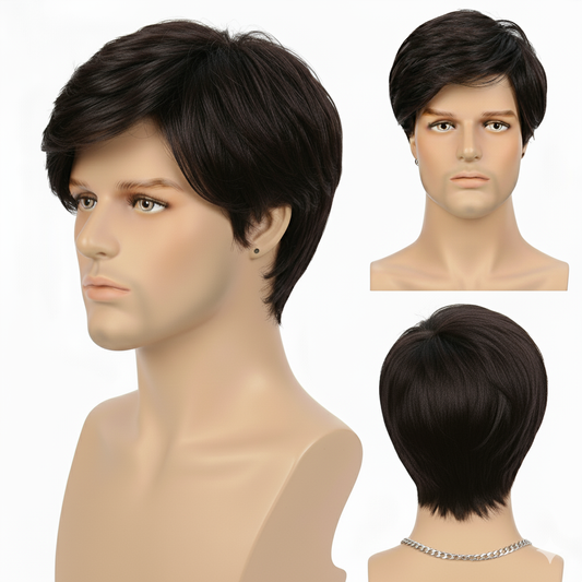 Natural Hairs Full Head Wig