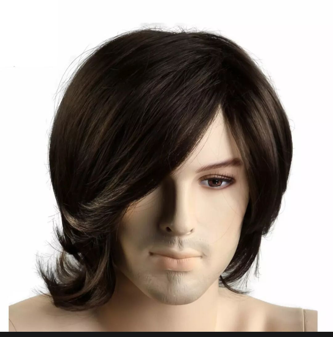 Stylish Men Long Hair Wig